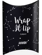 ANWEN Turban Wrap It Up w kolorze czarnym