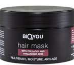 BIO2YOU HairPro regeneracyjna maska nawilżająca do włosów z kolagenem i kwasem hialuronowym 200 ml