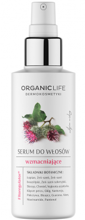 Organic Life serum do włosów o działaniu wzmacniającym i stymulującym wzrost z żeń-szeniem, głogiem i guaraną,150 g
