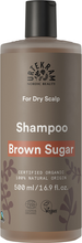 Urtekram nawilżająco-łagodzący szampon do suchej skóry głowy z brązowym cukrem 500 ml